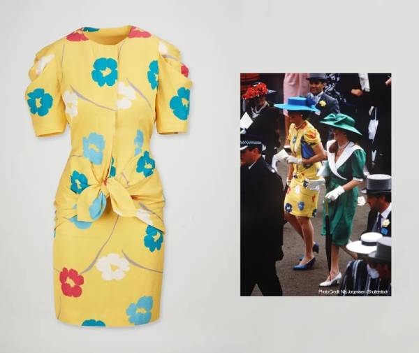 Bruce Oldfield Yellow Royal Ascot Dress