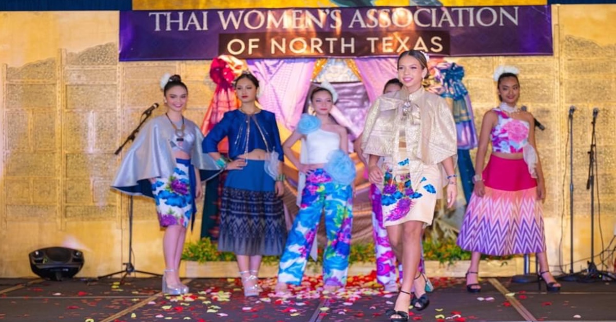 แฟชั่นผ้าไทยและจินตลีลาอลังการในงาน“ราตรีรักษ์ผ้าไทย”ในอเมริกา