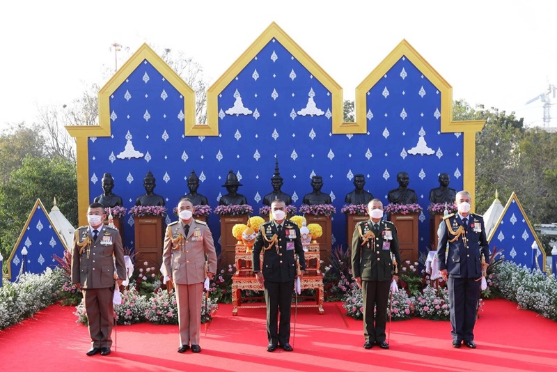 ผบ.ทสส. - ผู้นำเหล่าทัพ ร่วมพิธีวันกองทัพไทยประจำปี 2566