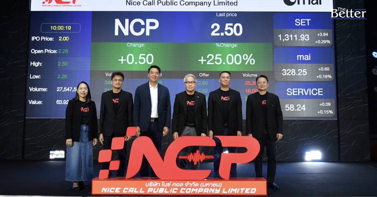 NCP เทรดวันแรก ราคาเปิด 2.28 บาท เหนือจอง 14%  มุ่งต่อยอดธุรกิจ 2 บริการใหม่ ปั้นยอดขายรับเทรนด์ดิจิทัล หนุนธุรกิจโตแกร่ง