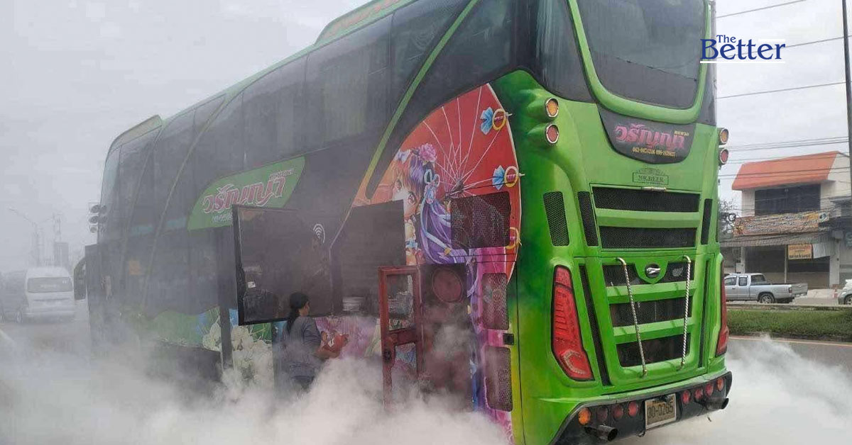 กรมขนส่งฯ เร่งแจง รถบัส รร.เซนต์โยฯ ควันออก เป็นภาพเก่า